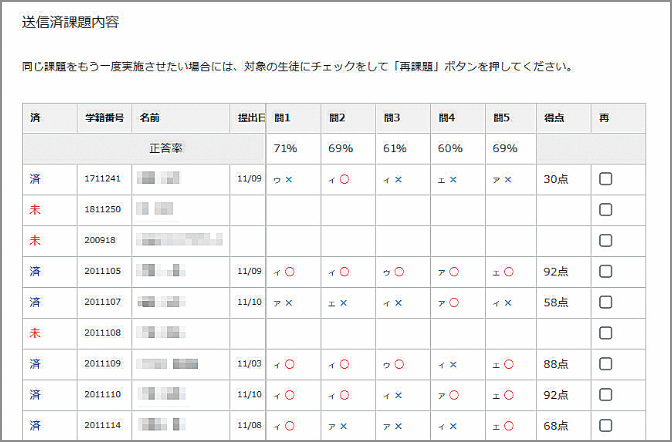 過去問題を組み合わせた課題の作成